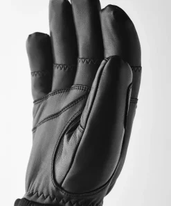 Clearance Hestra Ergo Grip CZone Vernum - 5 Finger Black