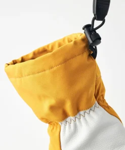 Outlet Hestra Flextron Motion 5-Finger Mustard/Offwhite