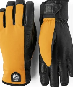 New Hestra Flextron Motion Short 5-Finger Mustard/Black