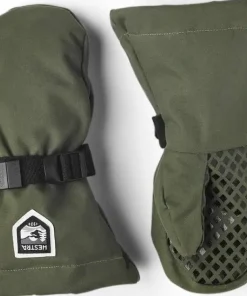 Clearance Hestra Kids' Fjellvotten Mitt Olive
