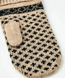 Hestra Kids' Nordic Junior - Mitt Beige/Black