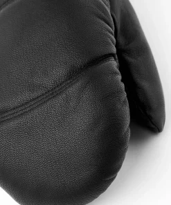 Clearance Hestra Leather Box Mitt Black Svart