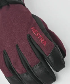 Outlet Hestra Powder Gauntlet 5-Finger Bordeaux