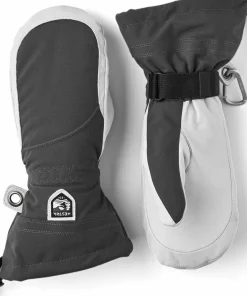 New Hestra Women's Heli Ski Female Mitt Grey/Offwhite Grå/Offwhite