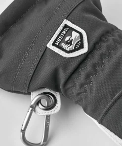 New Hestra Women's Heli Ski Female Mitt Grey/Offwhite Grå/Offwhite