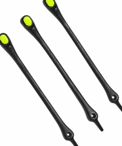 New Hickies No Tie Laces 2.0 Black/Neon Yellow