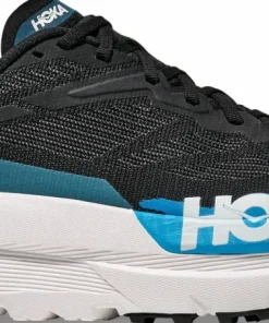 Clearance Hoka Men's Mafate X Black/Skyward Blue