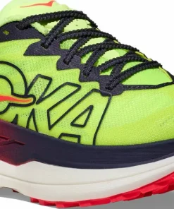 Outlet Hoka Men's Rocket X Trail Neon Yuzu/Neon Flame
