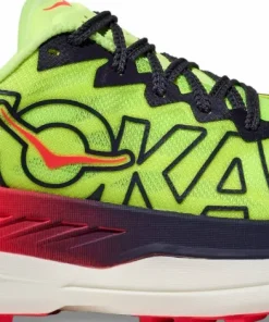 Outlet Hoka Men's Rocket X Trail Neon Yuzu/Neon Flame