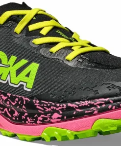 Hoka Men's Speedgoat 6 Black/Neon Rose