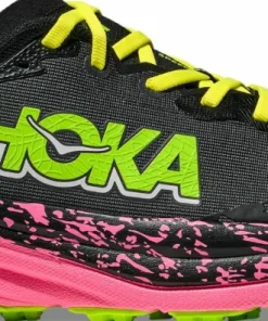 Hoka Men's Speedgoat 6 Black/Neon Rose
