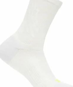 Discount Hoka Unisex Bondi 9 Crew Run Sock White