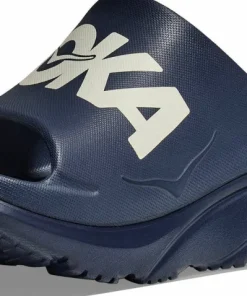 Clearance Hoka Unisex Ora Athletic Slide Varsity Navy/White