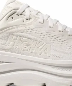Hot Hoka Women's Bondi 9 Wide White/White