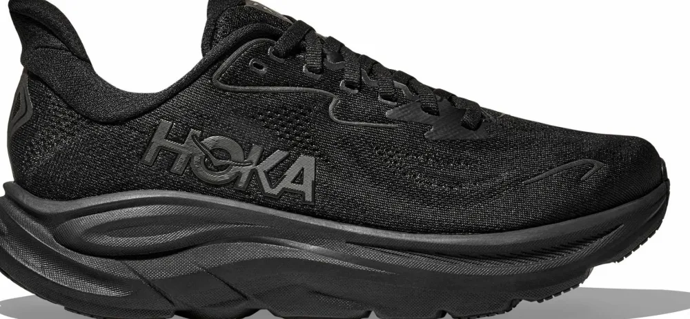 Clearance Hoka Women's Clifton 10 Black/Black
