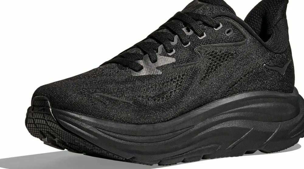 Clearance Hoka Women's Clifton 10 Black/Black