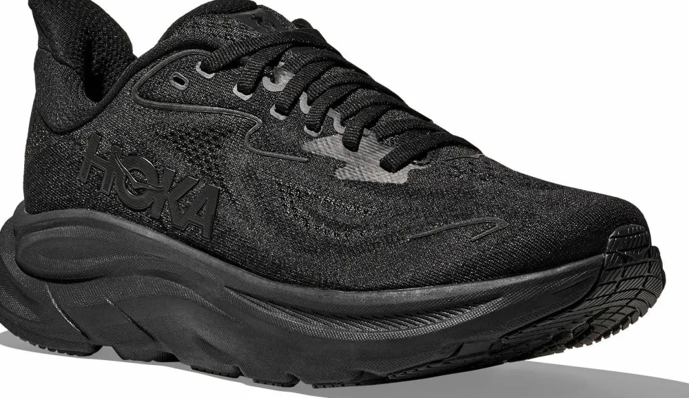 Clearance Hoka Women's Clifton 10 Black/Black