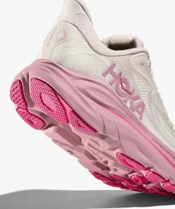 Sale Hoka Women's Clifton 10 Wide Rose Cream / Dried Rose Rose Cream/Dried Rose