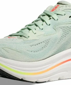Online Hoka Women's Clifton 10 Wide Sea Glass/Neon Flame