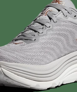 New Hoka Women's Gaviota 5 Harbor Mist Rose Gold