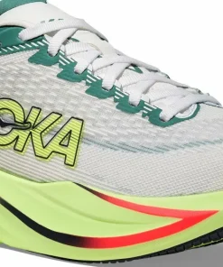 Discount Hoka Women's Mach 7 Frost/Neon Yuzu