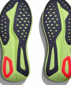 Discount Hoka Women's Mach 7 Frost/Neon Yuzu