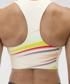 Best Hoka Women's Race Day Crop Bra Alabaster Flare
