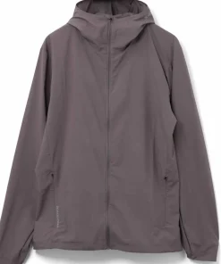 Online Houdini Men's Pace Trail Houdi Purple Gray