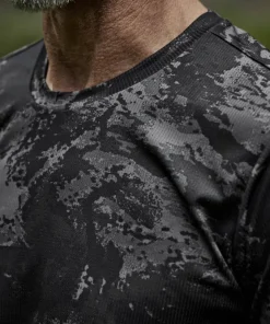 Härkila Men's Noctyx Camo Short Sleeved T-Shirt Axis MSP®Black/Black