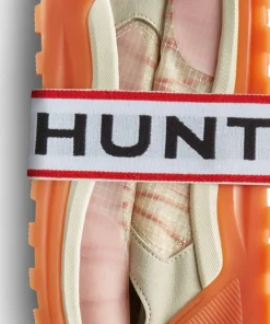 Hot HUNTER Women's Travel Trainer Shaded White/Lichen Green/Skimming Stone/Coral Shade