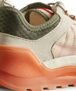 Hot HUNTER Women's Travel Trainer Shaded White/Lichen Green/Skimming Stone/Coral Shade