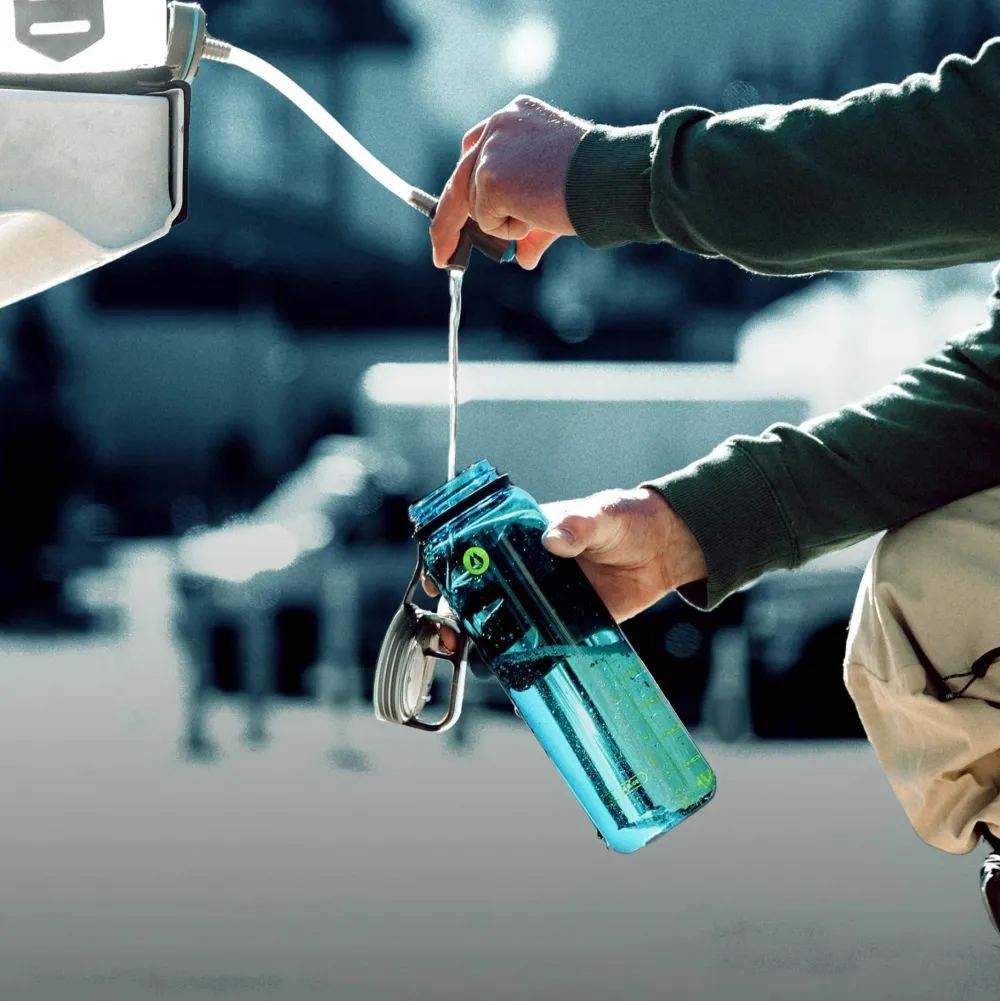 Outlet Hydrapak Recon Clip & Carry 1 L Charcoal