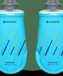 New Hydrapak Softflask 150ml - 2- Pack Malibu Blue