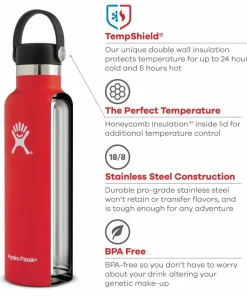 Sale Hydro Flask Standard Mouth Flex 532 ml Black