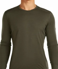 Discount Icebreaker Men's 200 Oasis Long Sleeve Crewe Dk Loden