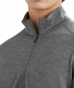 Best Icebreaker Men's 260 Tech Longsleeve Half Zip Gritstone Heather Gritstone Hthr-013