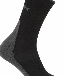 Discount Icebreaker Men's Hike+ Light Crew Black/obsidian