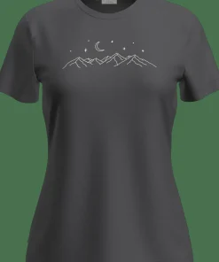 Clearance Icebreaker Women Merino 150 Tech Lite Ss Tee Sparkling Stars Obsidian