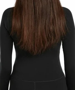 Best Icebreaker Women's 300 MerinoFine Polar Long Sleeve Roll Neck Black