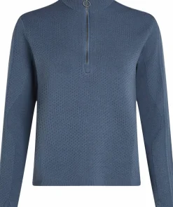 Online Icebreaker Women's Anniversary Original Longsleeve Half Zip Dawn