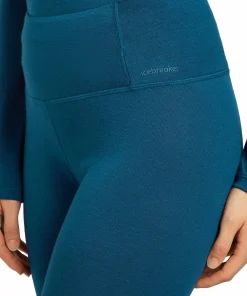 Online Icebreaker Women's Merino 260 Tech High Rise Leggings Atlantis