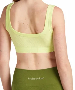 Hot Icebreaker Women's Merino Rib Lotus Bra Citrine