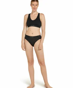 Icebreaker Women's Merino 125 Cool-Lite Sprite Racerback Bra Black