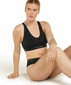 Icebreaker Women's Merino 125 Cool-Lite Sprite Racerback Bra Black