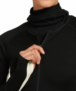 Best Icebreaker Women's Merino 200 Oasis+ Suit Black/Undyed/Cb