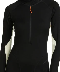 Best Icebreaker Women's Merino 200 Oasis+ Suit Black/Undyed/Cb