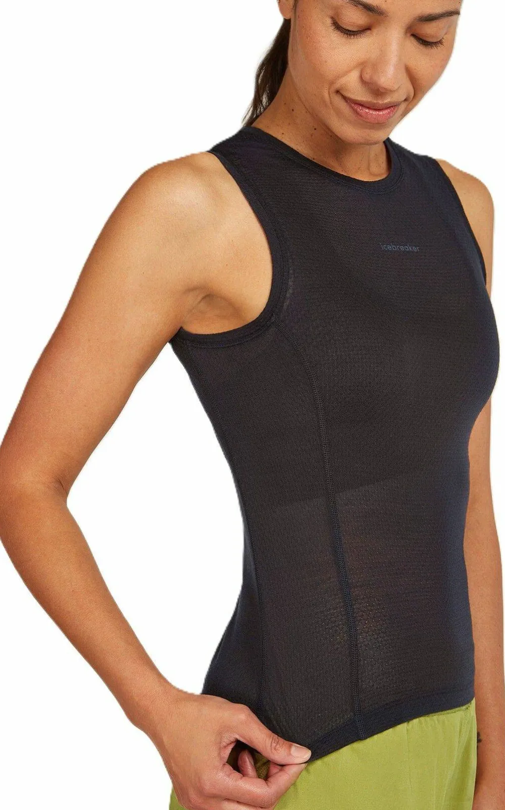 Discount Icebreaker Women's Merino 75 Cool-Lite Featherlight Tank Black