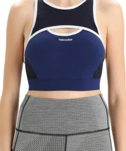 Hot Icebreaker Women's Zoneknit™ Sport Bra Royal Navy/Midnight Navy ROYAL NAVY/MIDNIGHTNVY/CB