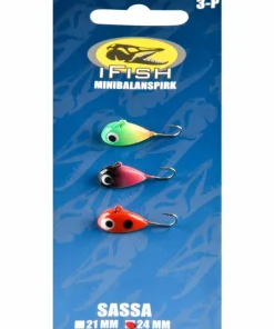 Outlet iFish Sassa, 24mm, 3-pack Nocolour