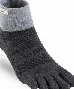 Discount Injinji Men's Trail Midweight Mini Crew Granite